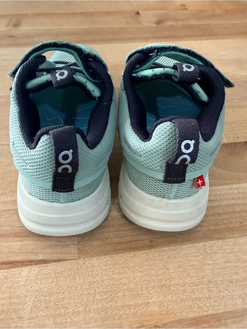 On Kids' Mint Green Sneakers – Lightweight Slip-On Sport Shoes
